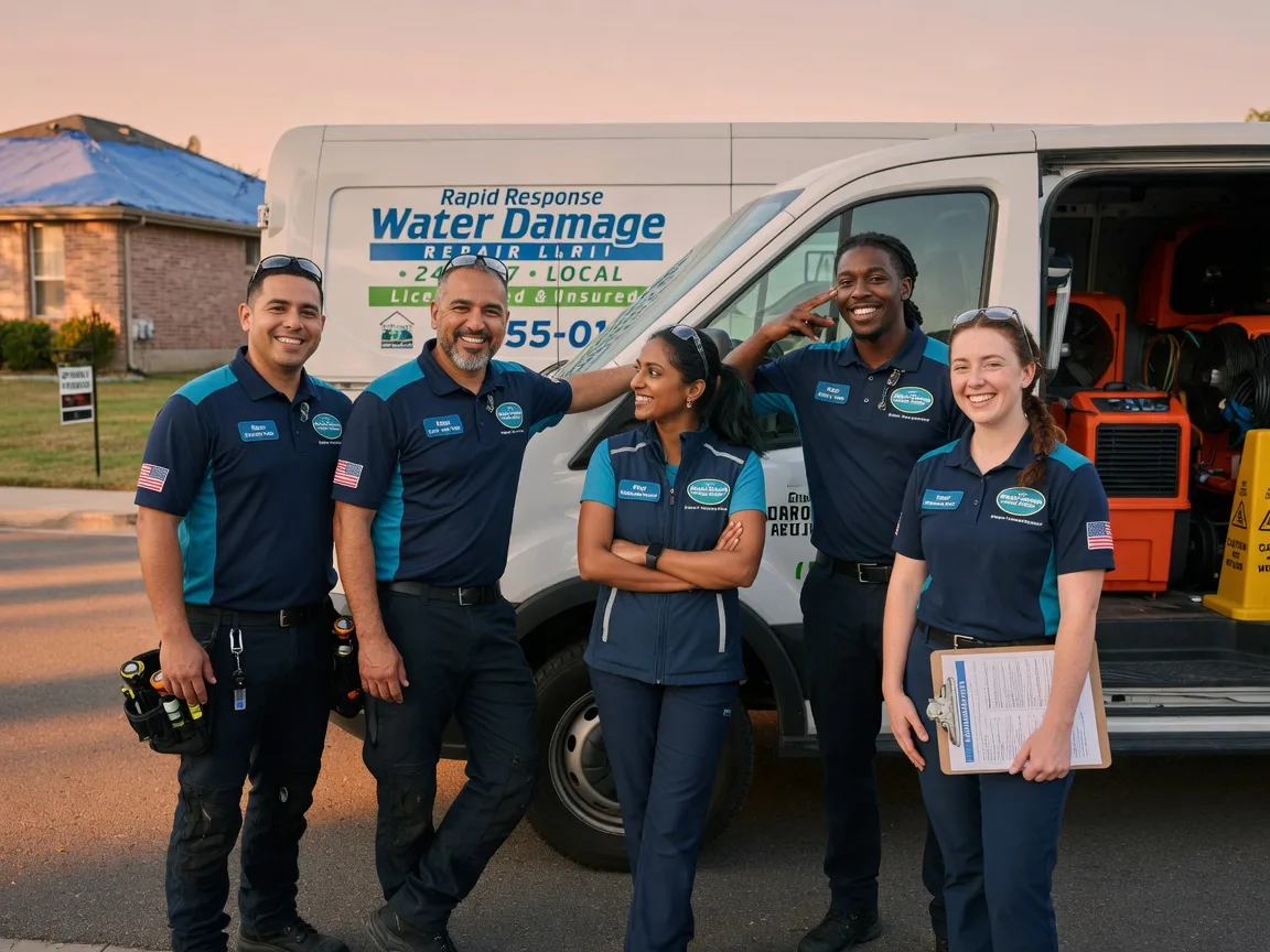 Water Damage Restoration company in Novice, TX